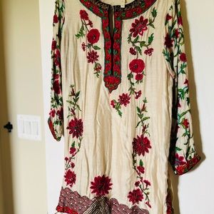Cotton raw silk one time used